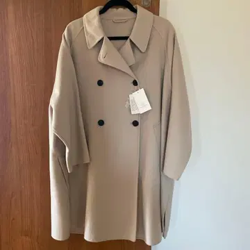 미사용 새상품 BEAUTY&YOUTH 베이지 더블 브레스트 코트
