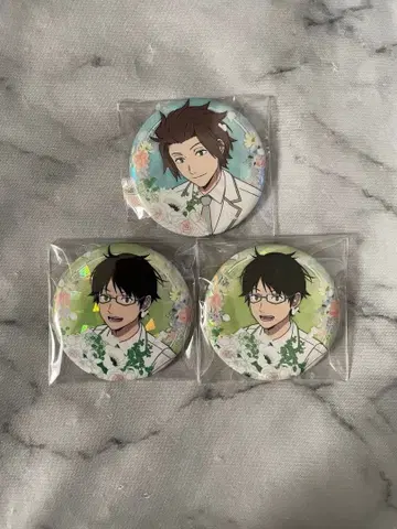 진 유이치 미쿠모 오사무 캔뱃지