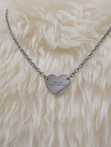 하트 목걸이 체인