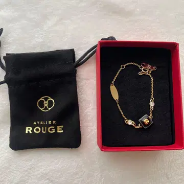 ATELIER ROUGE 골드 블랙 팔찌