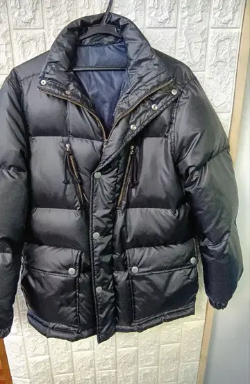블랙 다운 자켓