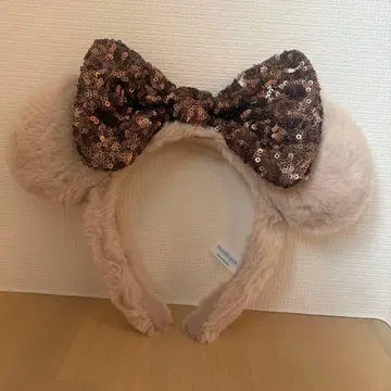 당일 발송 가능 / 새상품급 [디즈니씨] 머리띠 퍼 x 리본