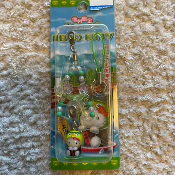 미사용 헬로키티 신슈 카미코치 한정판 접이식 휴대용 스트랩