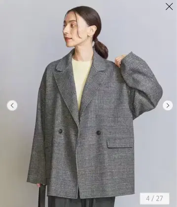 BEAUTY&YOUTH 리버 테일러드 미들 코트 M 2024AW