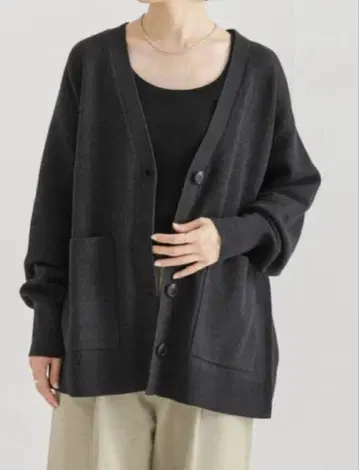 택 포함 새상품 BROS 코튼 V넥 가디건 어반 리서치