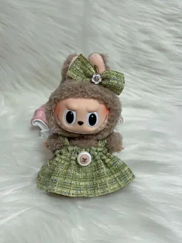 러브럽 그린 원피스 & 헤어 리본 2종 세트)