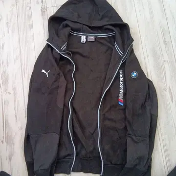 Puma BMW Motorsport 블랙 후드티 L