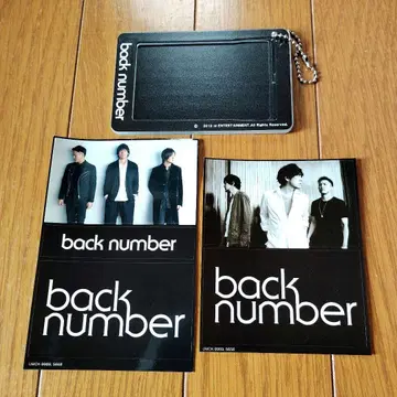 back number 카드 케이스+씰 포함