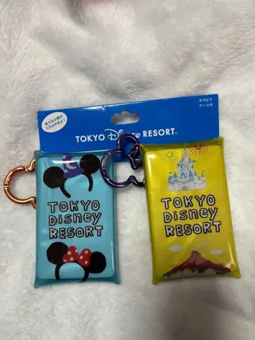 디즈니 리조트 카라비너 케이스 포함 파크 패턴 새상품