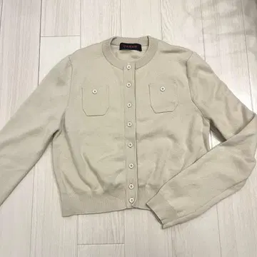 CABaN 코튼 캐시미어 크루넥 가디건