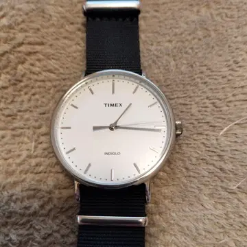 TIMEX INDIGLO 손목시계 블랙