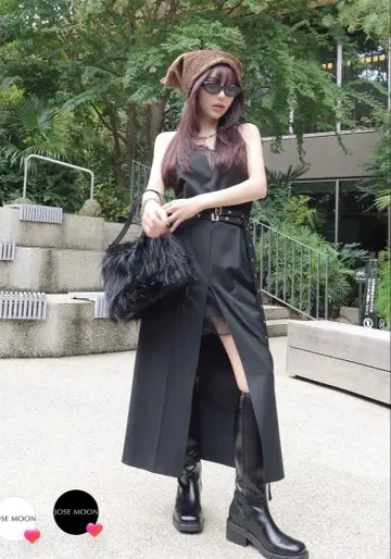 josemoon / SQUARE LONG BOOTS 37