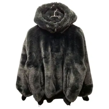 [ 가격 인하 가능 ] Koko 쇼트 퍼 코트 에코 퍼 블루종