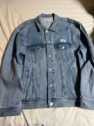 GUESS x WIND AND SEA 콜라보 데님 자켓