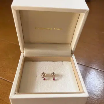 사만다 티아라 실버 귀걸이