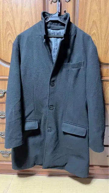 GRAND GLOBAL 체스터 코트 사이즈 38 블랙