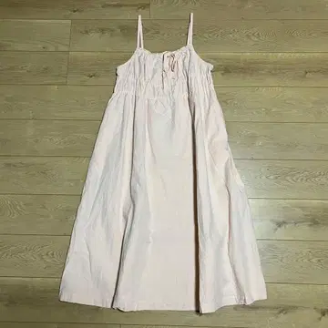 원피스 아틀리에 드 사봉 리본으로 셔링 드로스트 원피스