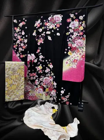 극일품 순수 실크 후리소데 최신 디자인 톨 사이즈