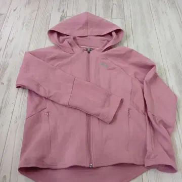 PUMA 핑크 후드 부착 후드티