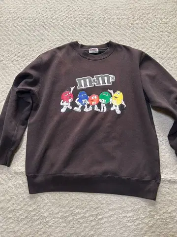 m&m's 프린트 구제 의류 맨투맨