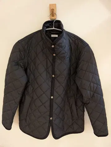 퀼팅 자켓 블랙