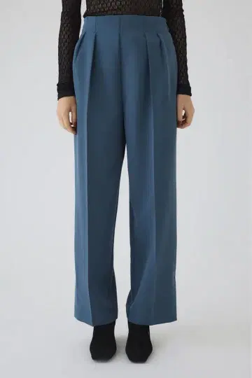 RIM ARK 블루 와이드 팬츠