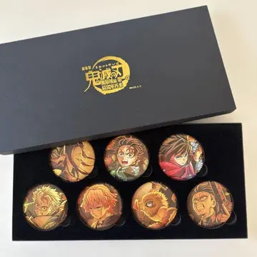 귀멸의 칼날 무한성편 키 비주얼 캔뱃지 세트