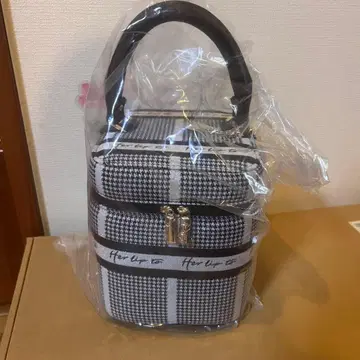 Herlipto HLT Jacquard Vanity Bag silver