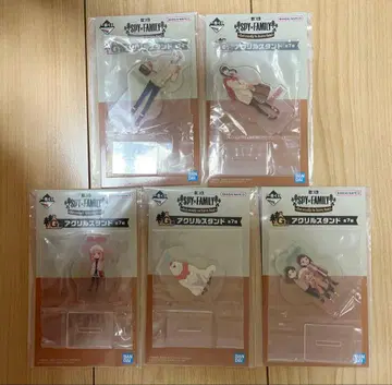 제일복권 SPY x FAMILY G상 아크릴 스탠드 5종 세트