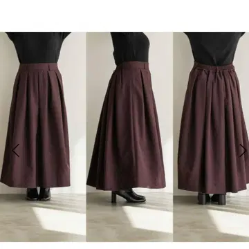 CLETTE 오리지널 턱 롱 스커트 4L