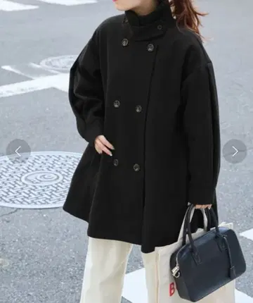 forksy. 블랙 피 코트