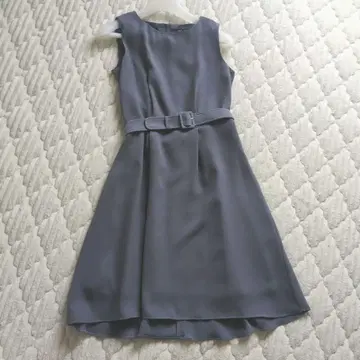 BEAMSHEART 원피스 파티 드레스 블루 그레이