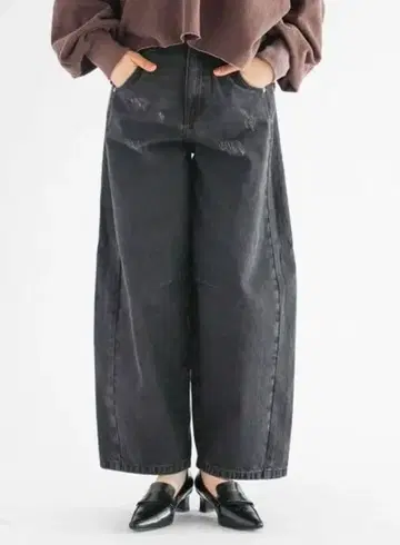 Vin 뱅 프린지 라인 데님 팬츠