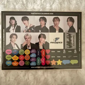 FANTASTICS 팬타 달력 특전 스티커 시트