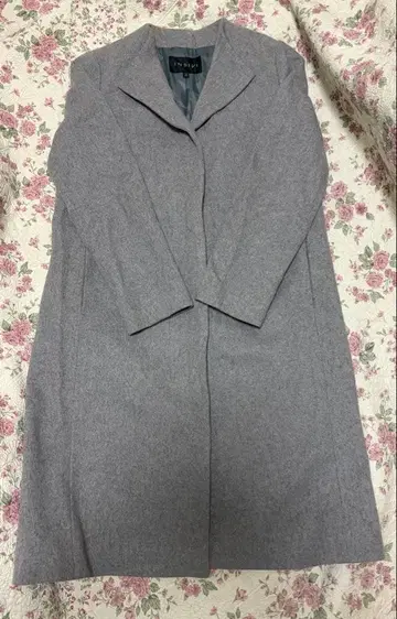 INDIVI 그레이 롱 코트