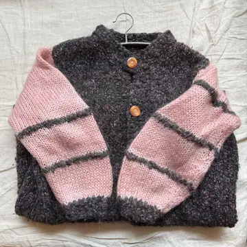 모헤어 가디건 롱 가디건