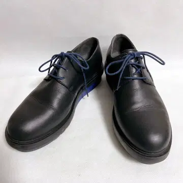 [ 새상품급 ] 캠퍼 말타 통굽 가죽 신발 디자이너 23cm 블랙