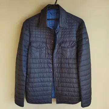 네이비 퀼팅 점퍼