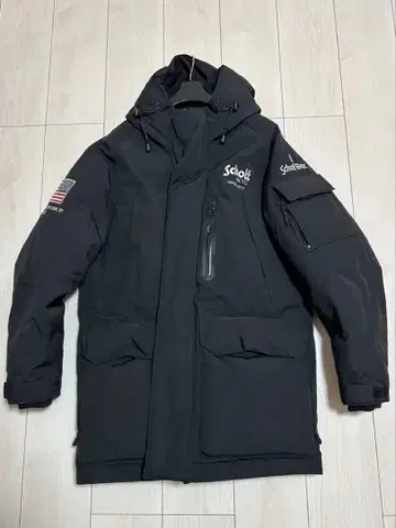 Schott NYC 블랙 다운 자켓 L 사이즈