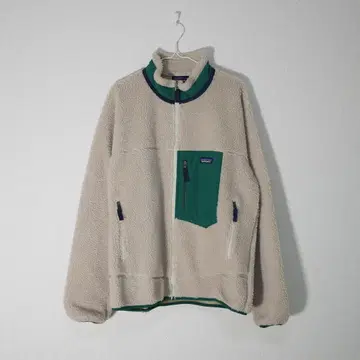 patagonia 레트로X 플리스 자켓 베이지/그린