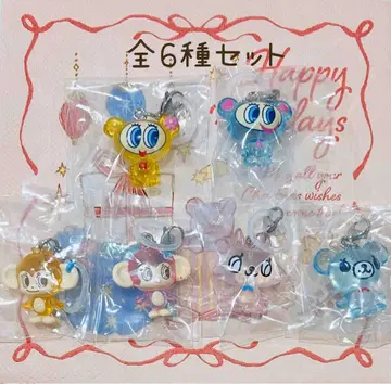 나루미야 캐릭터즈 메지루시 액세서리 전 6종 세트