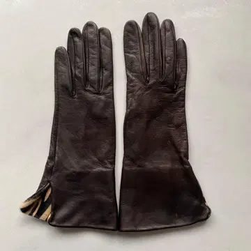 새상품급 바니스뉴욕 가죽 그로브 가죽 장갑 다크 브라운 사이즈 7