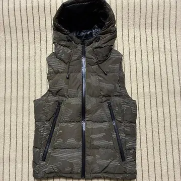 REGIEVO 카모플라주 카모 패턴 다운 베스트