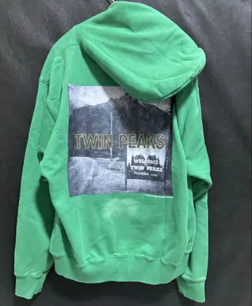 미사용 Manastash 트윈 피크스 후디 L 사이즈 그린