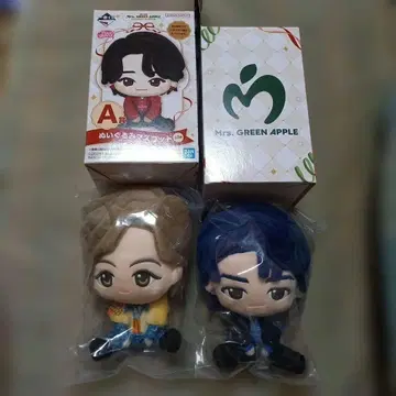 미세스 그린애플 제일복권 A상 봉제 인형 2점!