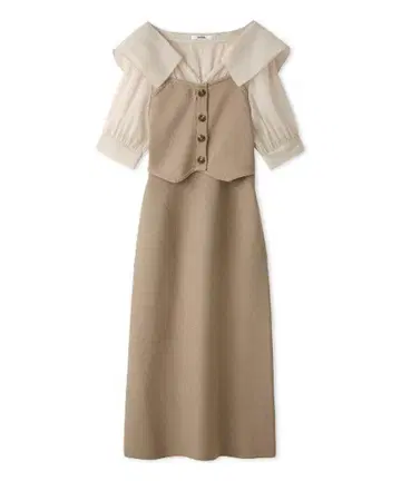 새상품급 스나이델 니트 도킹 플레어 원피스 바이컬러