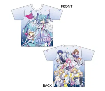 하츠네 미쿠 라스칼 2024 풀 그래픽 T셔츠 L 사이즈