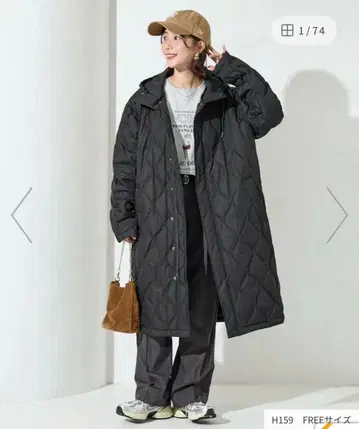 별주 퀼트 후드 롱다운 [ 한정 전개 ] 25AW