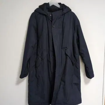 SHIPS 네이비 코트 보아 안감