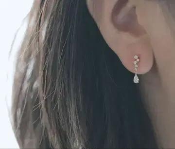 엘레강트한 드롭형 크리스탈 귀걸이